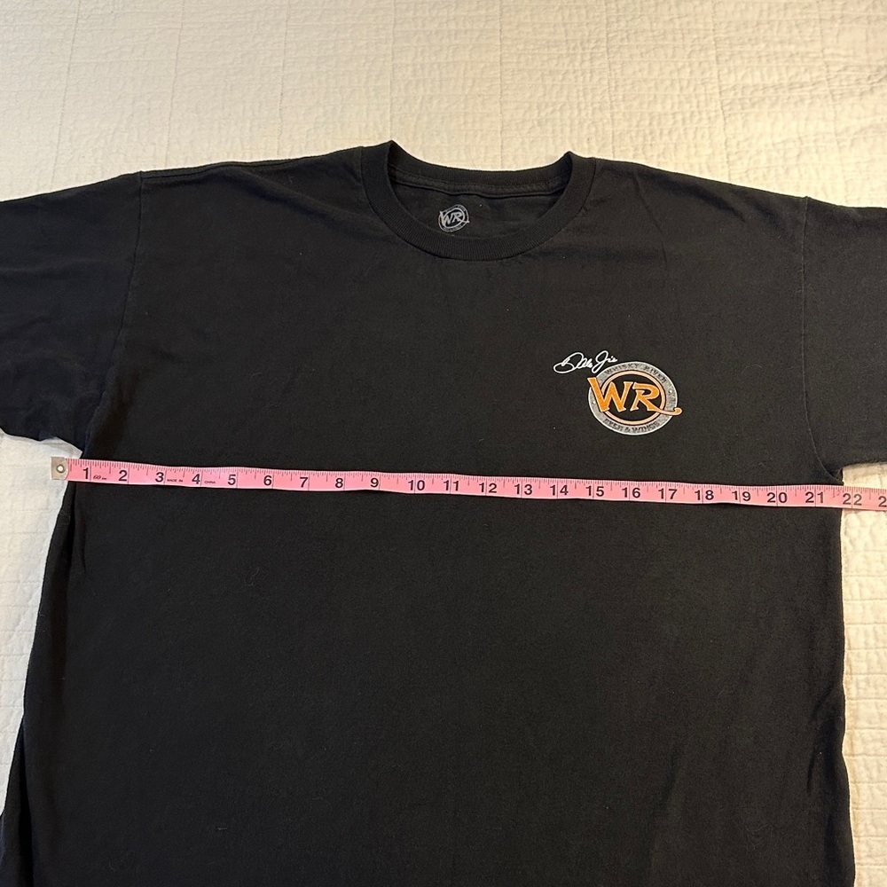 NASCAR Dale Earnhardt Jr Whisky River Bar and Saloon Black Large cotton t shirt - Picture 3 of 4